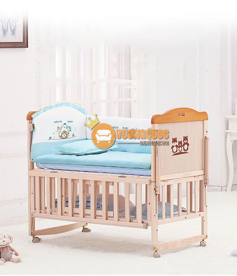 Giường cũi đa năng cho bé HP809A-5